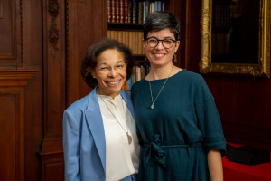 Dr. Liz Charles & Dr. Claire Trottier at McGill’s Faculty of Medicine award ceremony 